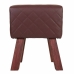 Banqueta Alexandra House Living PVC Madeira MDF 30 x 47 x 36 cm