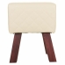 taburete Alexandra House Living PVC Koks MDF 30 x 47 x 36 cm