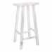 Stool Alexandra House Living White Pinewood 25 x 70 x 35 cm