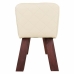 Stolička Alexandra House Living PVC Drevo MDF 30 x 47 x 72 cm