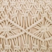 Puff Alexandra House Living Κρεμ Bamboo Σφουγγάρι Ξύλο MDF 50 x 30 x 50 cm