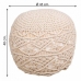 Pouffe Alexandra House Living Cream polystyrene 45 x 40 x 45 cm