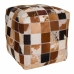 Puff Alexandra House Living Couro 40 x 40 x 40 cm