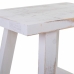 Banqueta Alexandra House Living Branco Pinheiro 25 x 50 x 35 cm