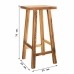 Tabouret Alexandra House Living Pin 25 x 70 x 35 cm