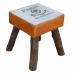 Tabouret Alexandra House Living Bois de manguier 44 x 45 x 44 cm