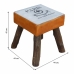 Stool Alexandra House Living Mango wood 44 x 45 x 44 cm