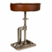 Tabouret Alexandra House Living Marron Cuir Bois Fer 36 x 50 x 36 cm