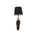 Wall Lamp Home ESPRIT Black Dark brown Colonial Horse 220 V 18 x 21,5 x 50,5 cm (2 Units)