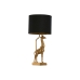 Bordlampe Home ESPRIT Svart Gyllen 20 x 20 x 53 cm