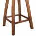 Tabouret Alexandra House Living Marron Cuir Bois de manguier 78 x 41 x 41 cm