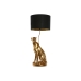 Tischlampe Home ESPRIT Schwarz Gold 33 x 33 x 78,5 cm