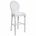 Stool Alexandra House Living White Polyurethane 46 x 116 x 52 cm