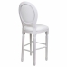 Sgabello Alexandra House Living Bianco Poliuretano 46 x 116 x 52 cm