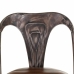 Tabouret Alexandra House Living Marron Noir Cuir Fer 53 x 105 x 49 cm