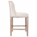 Sittpall Alexandra House Living Beige Gummiträ 58 x 104 x 48 cm