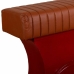 Tabouret Alexandra House Living Rouge PVC Cuir Fer 50 x 75 x 95 cm Moto