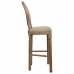 Stool Alexandra House Living Brown Canvas Rubber wood 42 x 121 x 48 cm