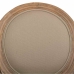 Banqueta Alexandra House Living Castanho lona Madeira da borracha 42 x 121 x 48 cm