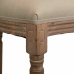 Stool Alexandra House Living Brown Canvas Rubber wood 42 x 121 x 48 cm