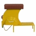 Tabouret Alexandra House Living Jaune PVC Cuir Fer 50 x 75 x 95 cm Moto