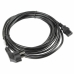 Cable de Alimentación Lanberg CA-C13C-11CC-0100-BK 10 m Negro