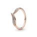 Atslēgu ķēde Pandora SPARKLING LEAF PAVE - SIZE 54