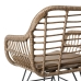 Sedia da giardino Ariki 57 x 62 x 80 cm rattan sintetico Acciaio Grafite