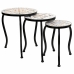 Soporte para Maceta Alexandra House Living Negro Hierro Azulejo 33 x 37 x 33 cm 3 Piezas