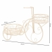 Sous-pot Alexandra House Living Blanc Métal Fer Bicyclette 30 x 61 x 55 cm