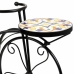 Urtepotteholder Alexandra House Living Sort Jern Flise Cykel 26 x 43 x 67 cm