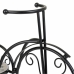 Blumentopfhalter Alexandra House Living Schwarz Eisen Kachel Fahrrad 23 x 36 x 53 cm