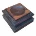 Candle Holder Alexandra House Living Brown Recycled Wood 26 x 23 x 26 cm