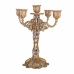 Candelabro Alexandra House Living Dorado Hierro 17 x 25 x 17 cm