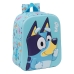 Mochila Escolar Bluey Azul celeste 22 x 27 x 10 cm 3D