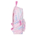 Mochila Escolar Barbie Logomania Rosa Claro 33 x 42 x 15 cm