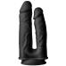 Double Penetration Stroker Masturbator mit doppelter Öffnung (Anus und Schamlippenform) Dream Toys Real Love Schwarz