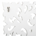 Decorazione da Parete Alexandra House Living Bianco Legno di abete Legno MDF 1 x 56 x 56 cm