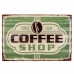 Стенна плоча Alexandra House Living Coffee Shop Желязо 59 x 1 x 40 cm