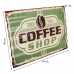 Plaque Murale Alexandra House Living Coffee Shop Fer 59 x 1 x 40 cm