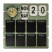 Wall calendar Alexandra House Living Iron Mango wood 70 x 7 x 70 cm