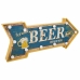 Placă de Perete Alexandra House Living Beer Albastru Fier 27 x 5 x 65 cm Iluminat