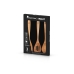 Ensemble d'ustensiles de cuisine Masterpro Bois d'acacia Marron 3 Pièces