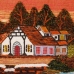 Kuvakudos Alexandra House Living Monivärinen Juutti 100 x 80 cm rural