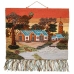 Wandtapijt Alexandra House Living Jute 100 x 80 cm rural