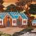 gobelín Alexandra House Living Juta 100 x 80 cm rural