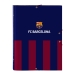 Carpeta Clasificadora F.C. Barcelona 24/25 Granate Azul marino A4 26 x 33.5 x 4 cm