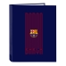 Ringmap F.C. Barcelona 24/25 Kastanjebruin Marineblauw A4 26.5 x 33 x 4 cm