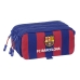 Dreifaches Mehrzweck-Etui F.C. Barcelona 24/25 Granatrot Marineblau 21,5 x 10 x 8 cm