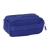 Trousse Fourre-Tout Triple F.C. Barcelona 24/25 Bordeaux Blue marine 21,5 x 10 x 8 cm